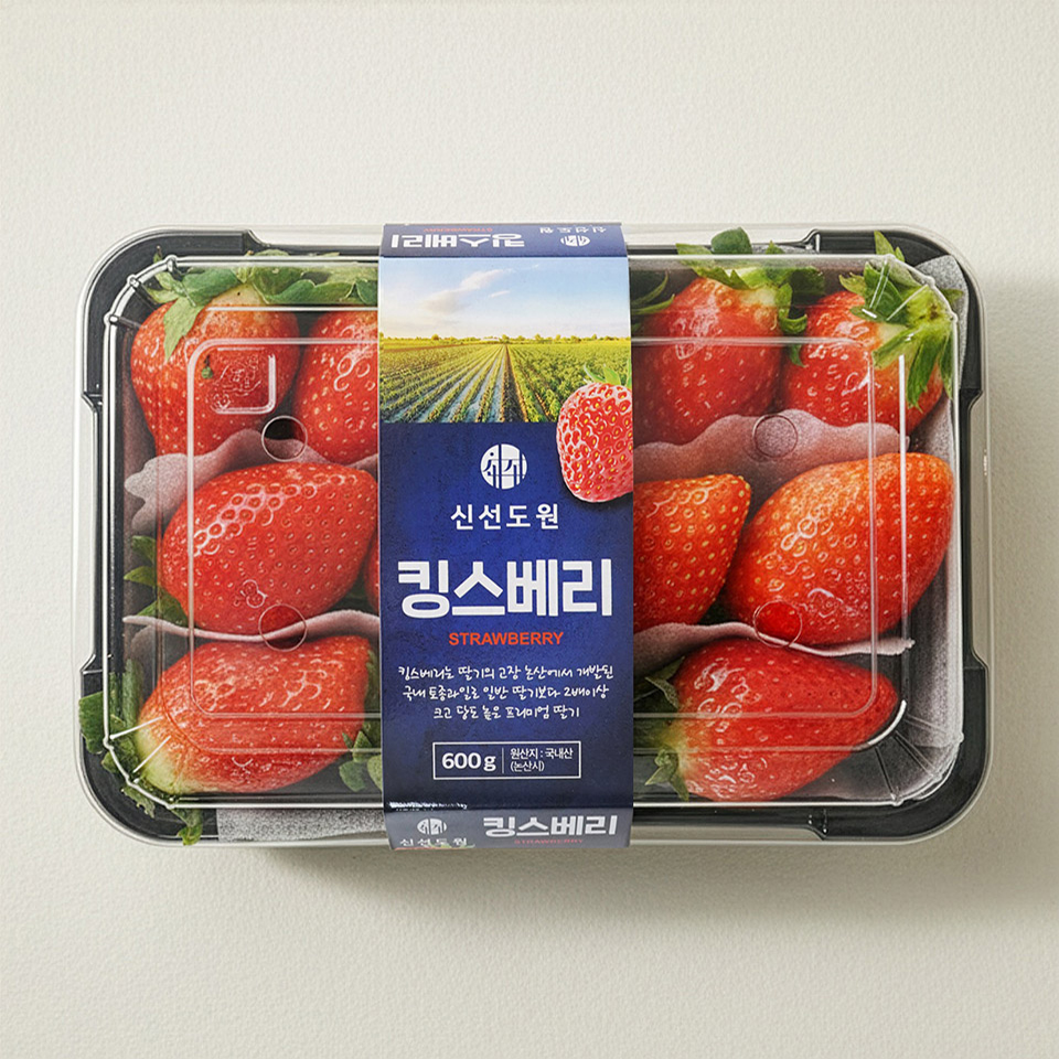 신선도원 킹스베리 딸기 600g - 메가마트몰