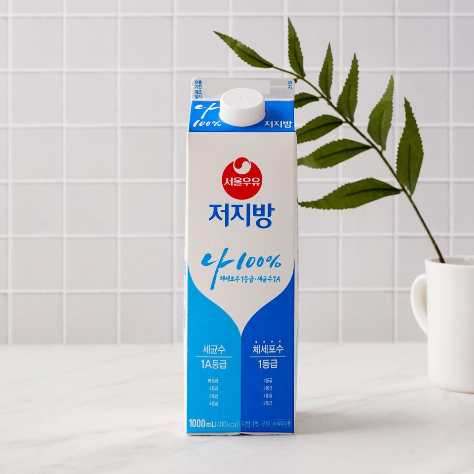 서울우유 저지방 나 100% 우유