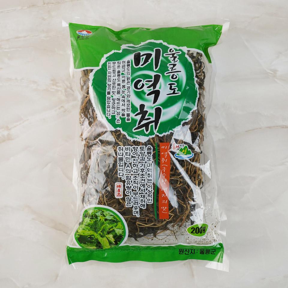 울릉도 미역취나물