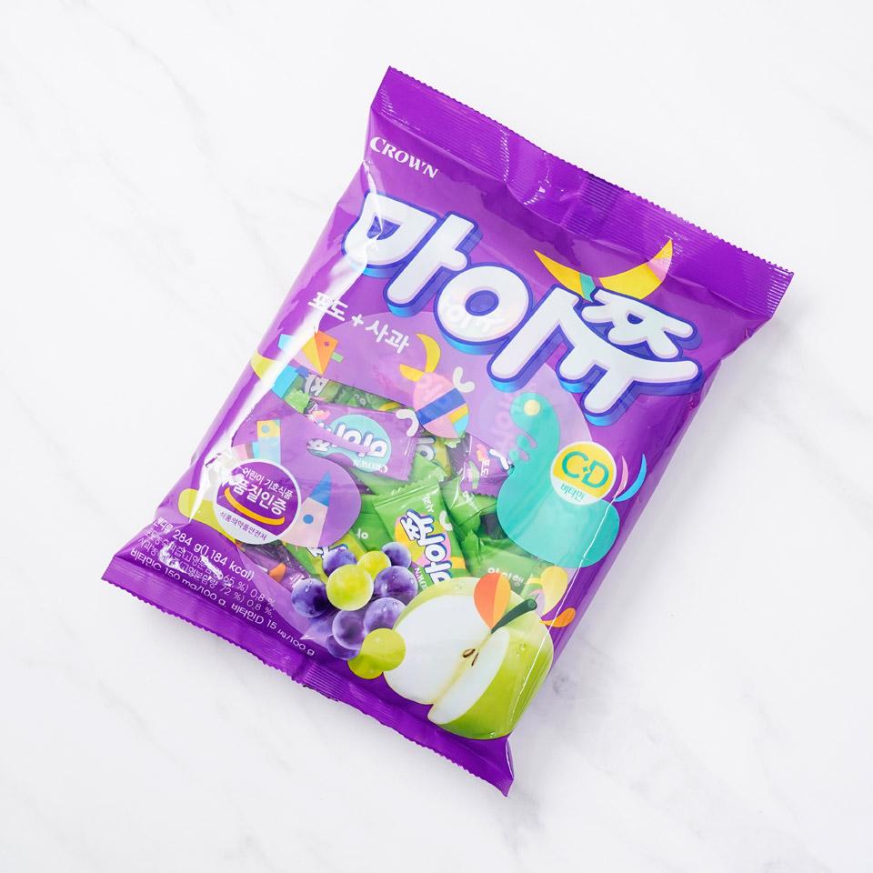 크라운 마이쮸 포도맛+사과맛