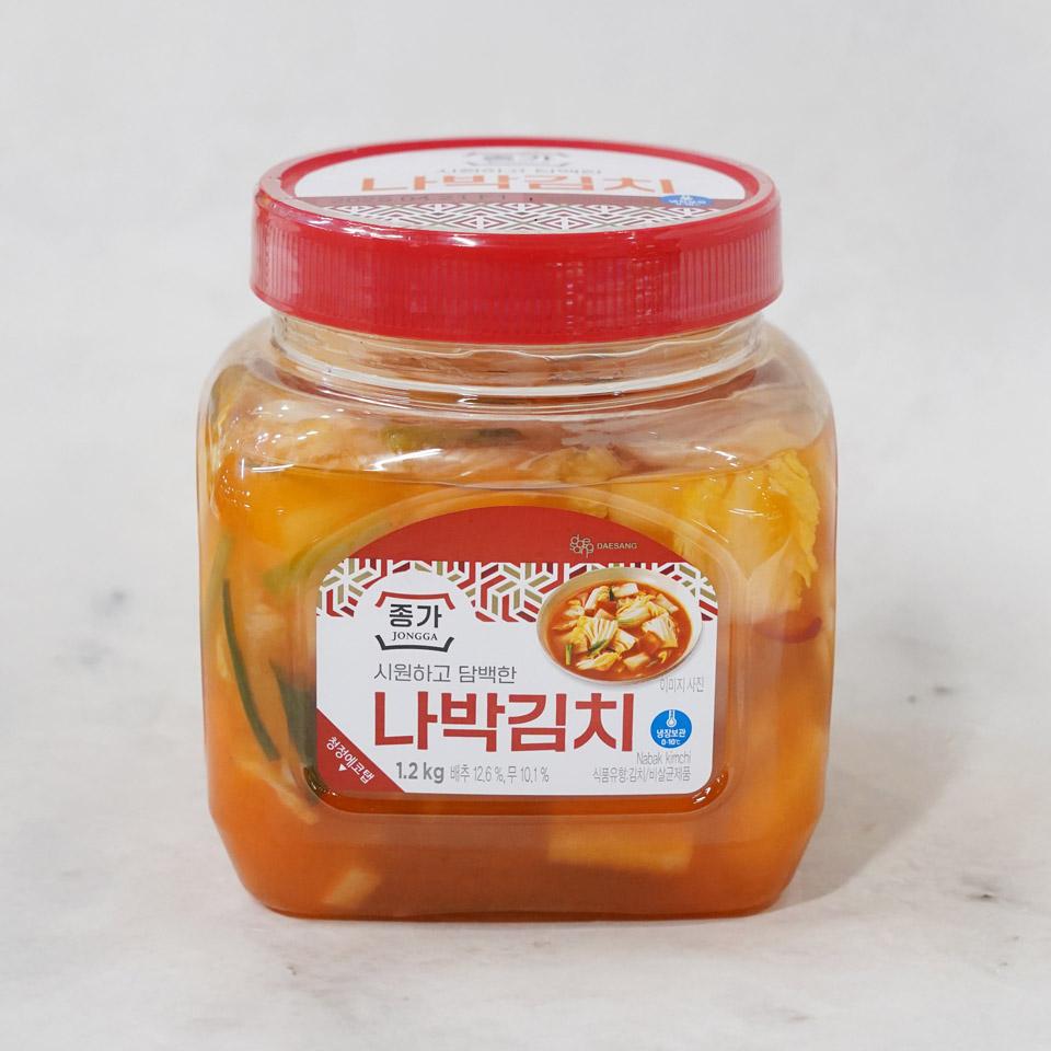 대상 종가 나박김치