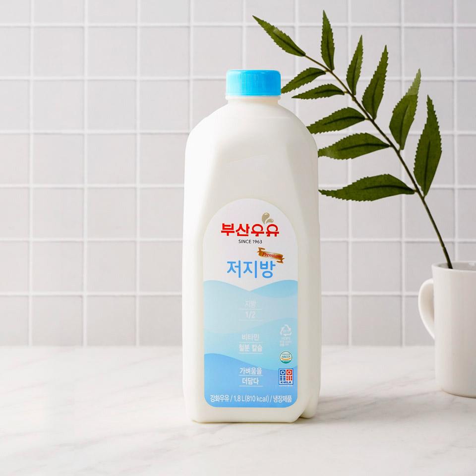 부산우유 더담다 프리미엄 저지방 우유