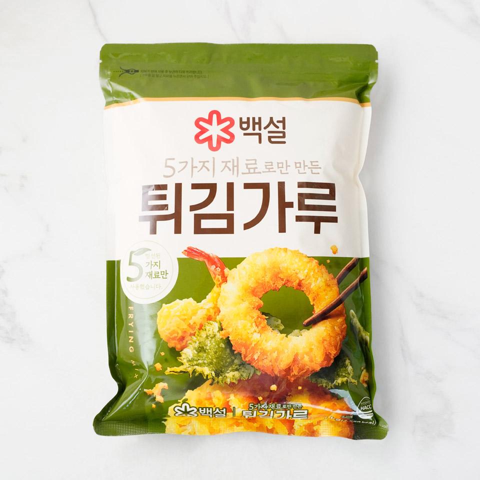 CJ 백설 5가지 자연에서 얻은 재료 튀김가루