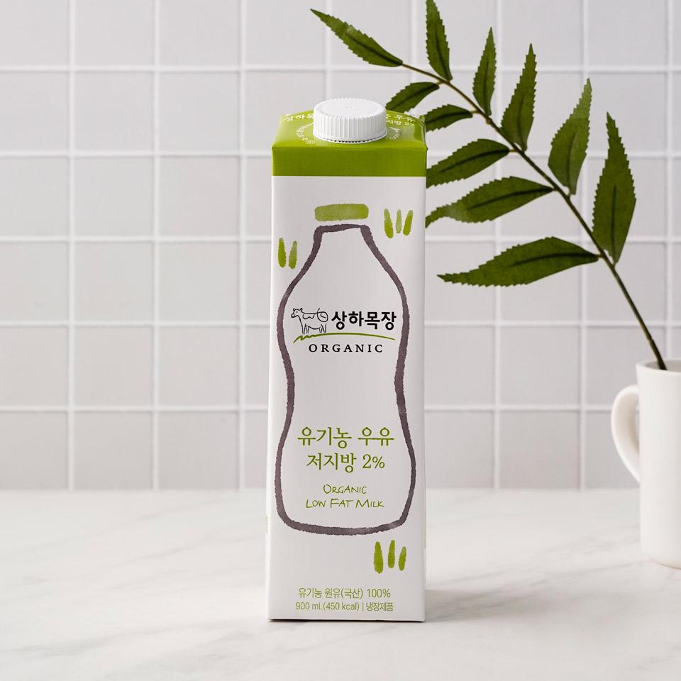 매일 상하목장 유기농 우유 저지방 2%(후레쉬팩)