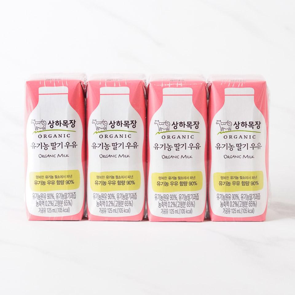 매일 상하목장 유기농 딸기우유