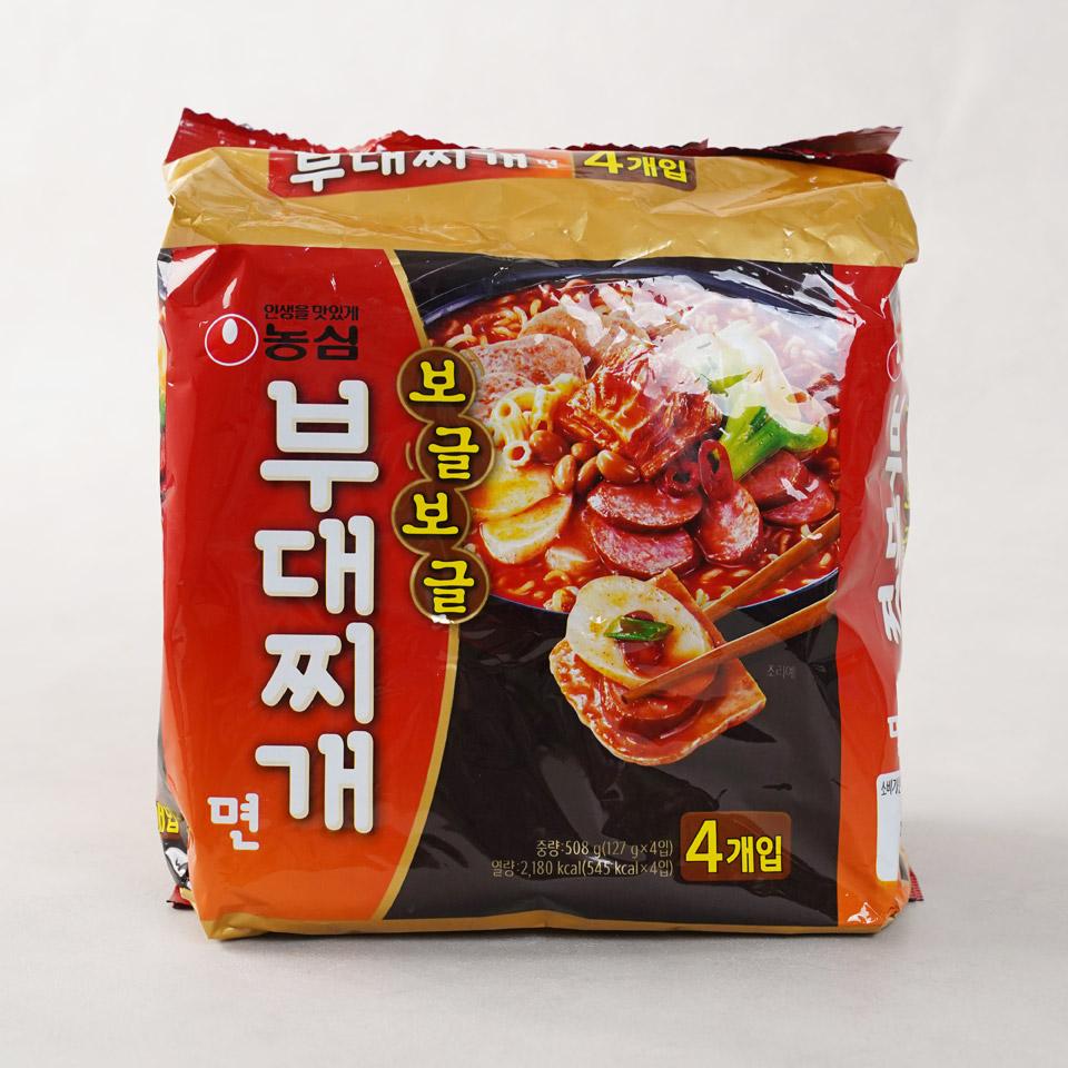 농심 보글보글 부대찌개면
