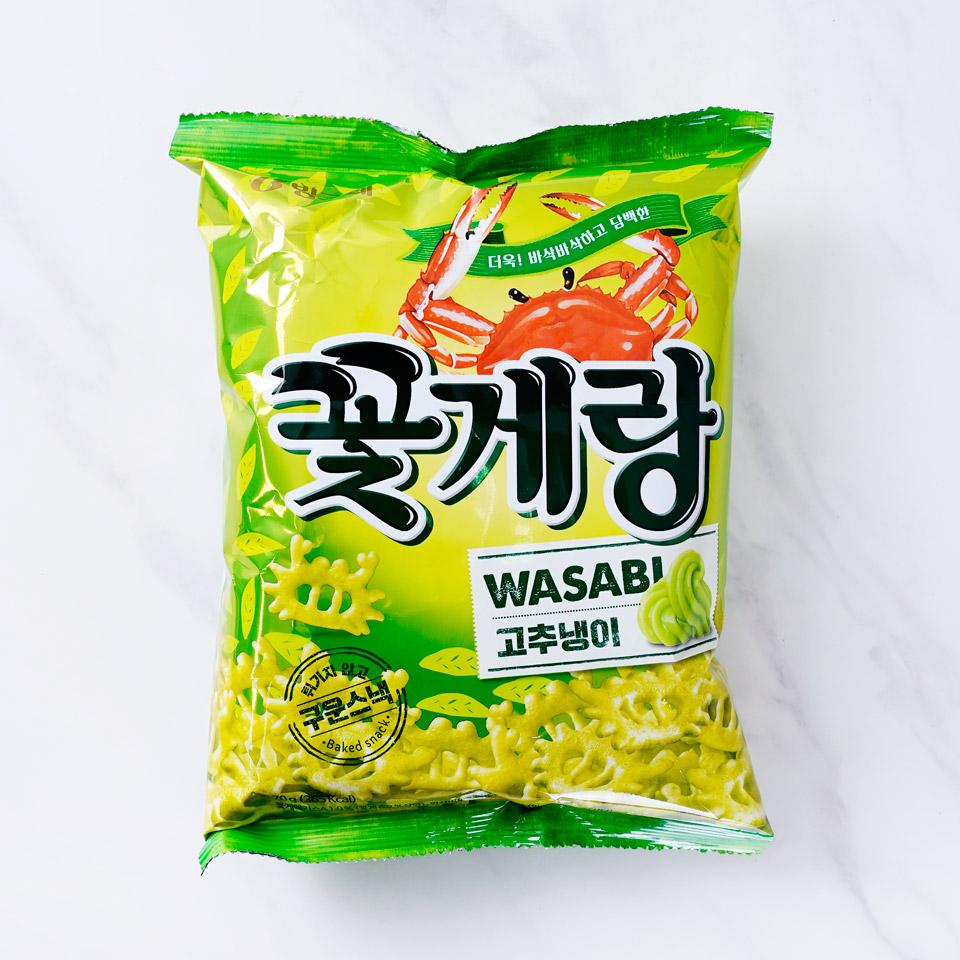 크라운 꽃게랑 와사비
