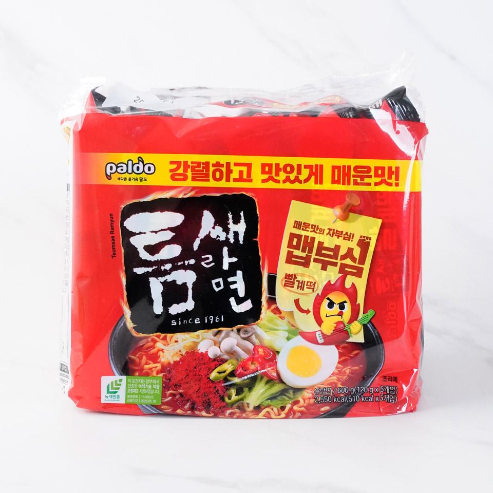 팔도 틈새라면 빨계떡