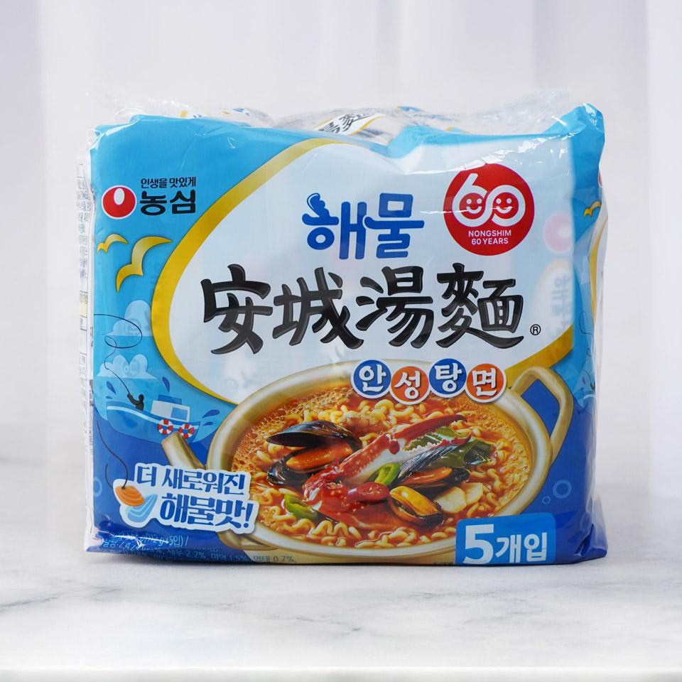 농심 해물 안성탕면 라면