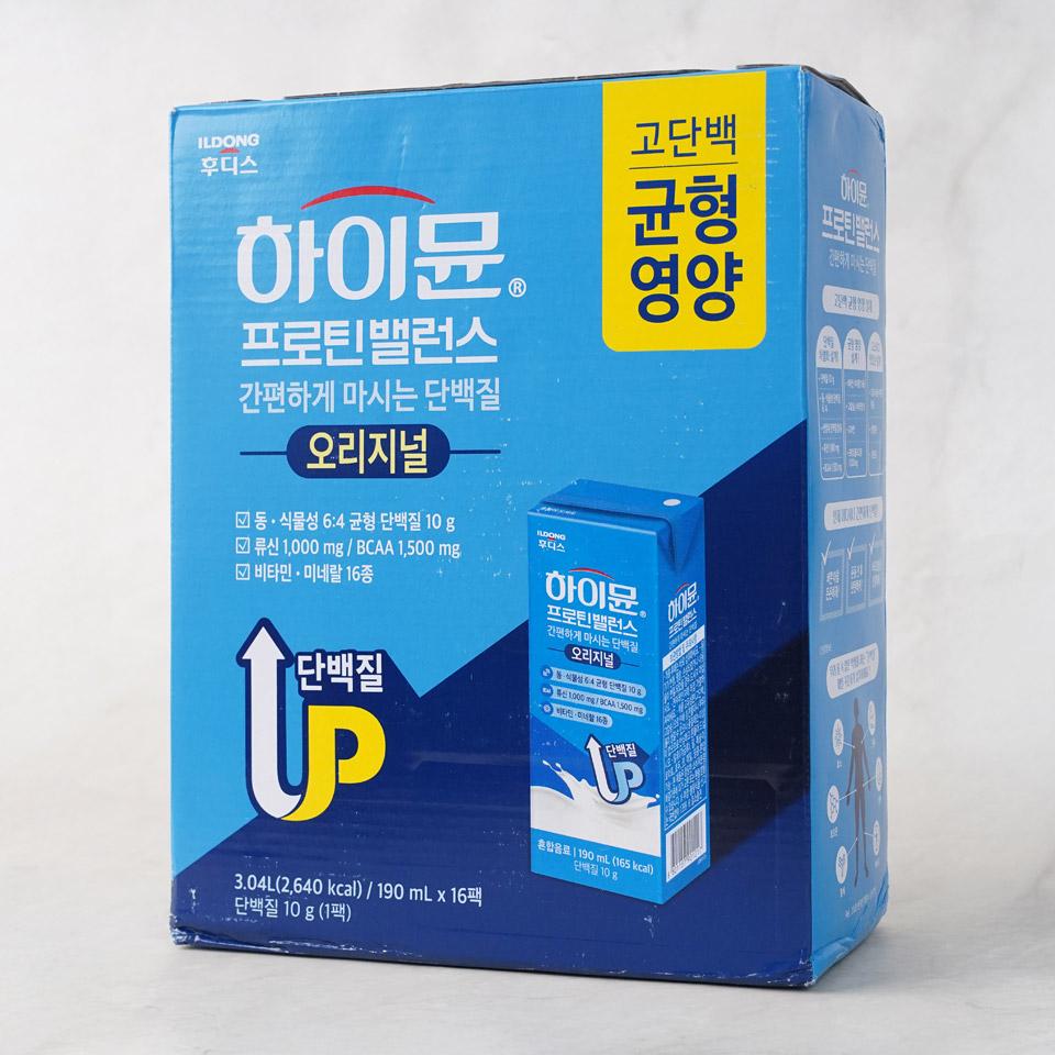 일동후디스 하이뮨 프로틴밸런스 음료 - 메가마트몰