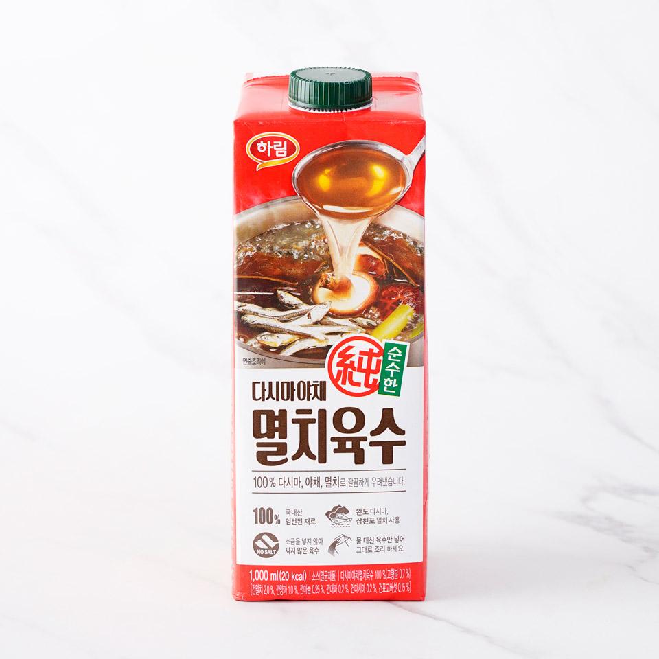 하림 순수한 다시마 야채 멸치육수 - 메가마트몰