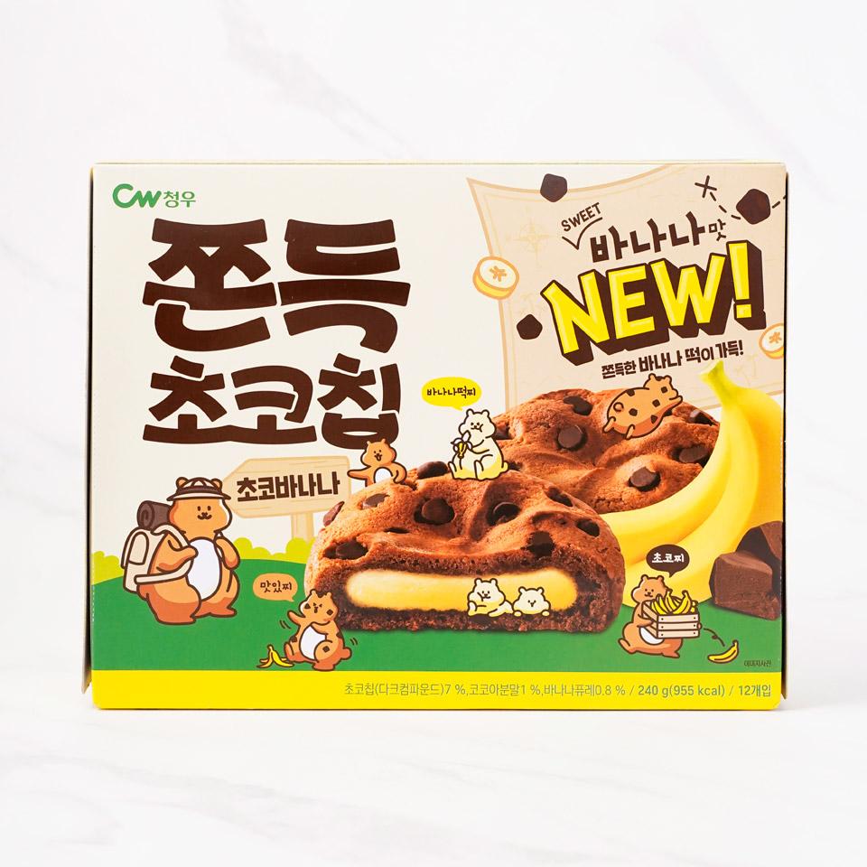 청우 쫀득초코칩 초코바나나 - 메가마트몰