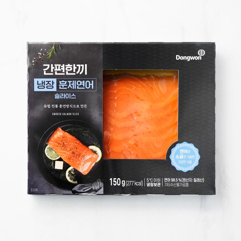 간편한끼 냉장 훈제연어 슬라이스