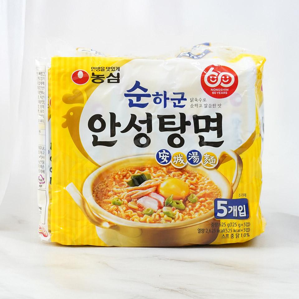 농심 순하군 안성탕면(멀티팩)
