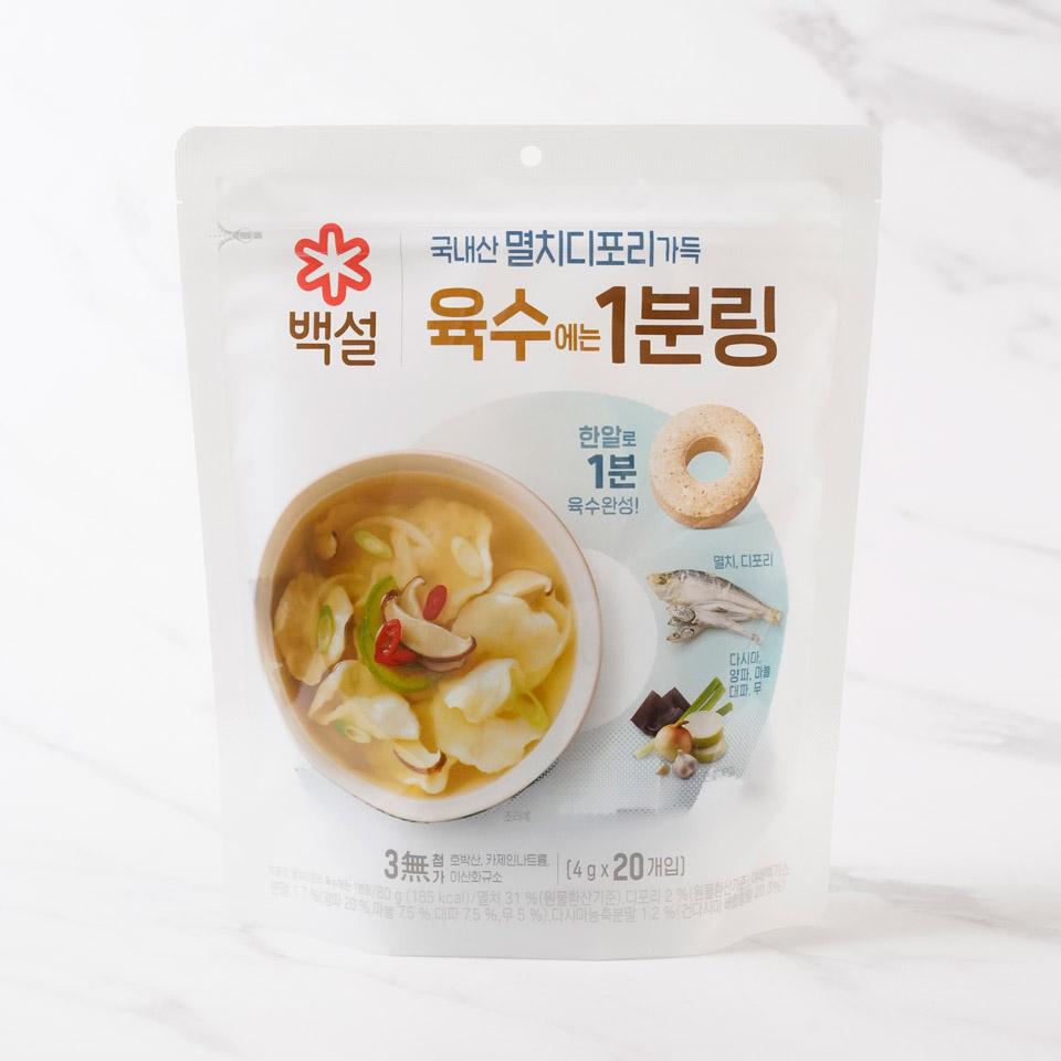 CJ 멸치디포리가득 육수에는 1분링