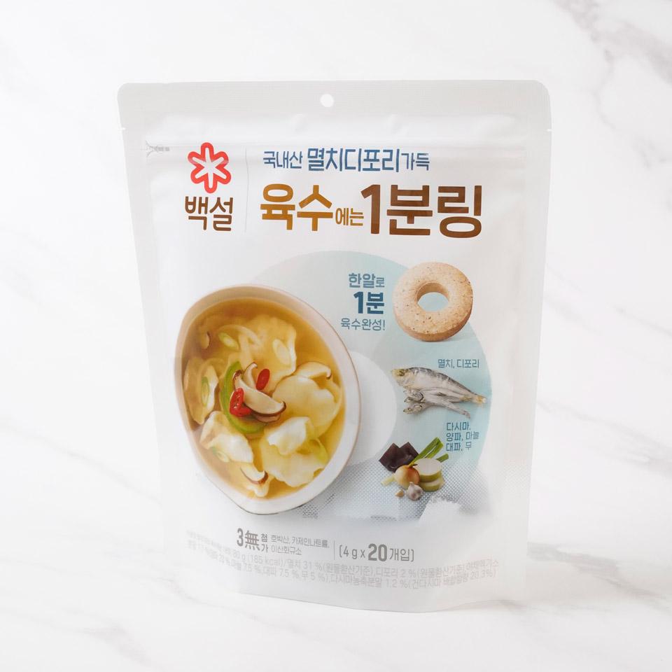 CJ 멸치디포리가득 육수에는 1분링