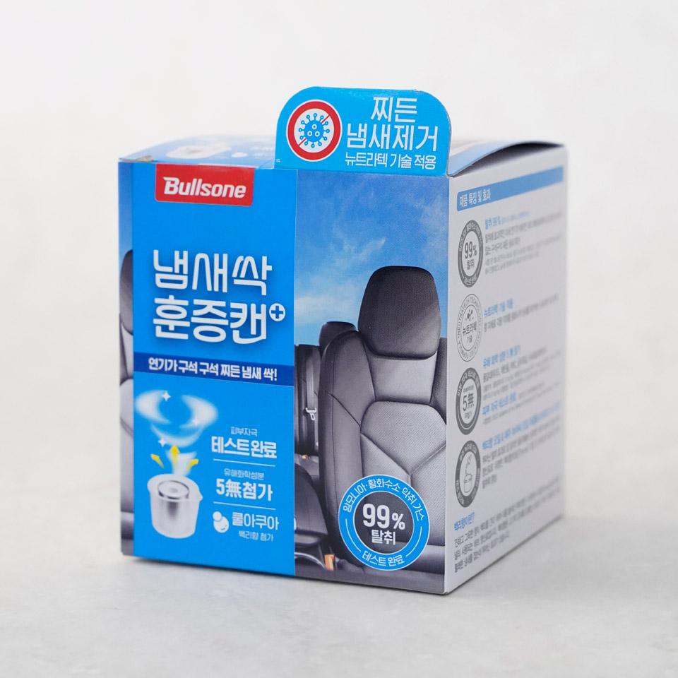 불스원 냄새싹 훈증캔 에어컨실내겸용 쿨아쿠아향