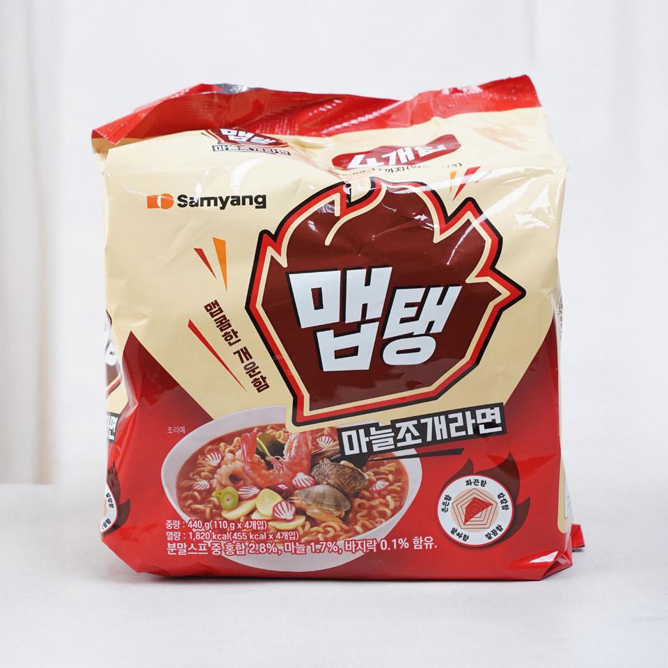 삼양 맵탱 마늘조개라면