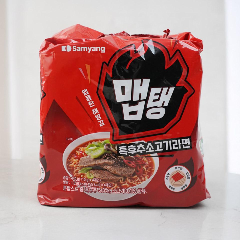 삼양 맵탱 흑후추소고기라면