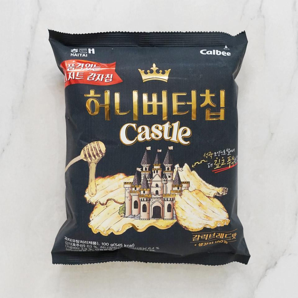 해태 허니버터칩 캐슬 갈릭브레드맛