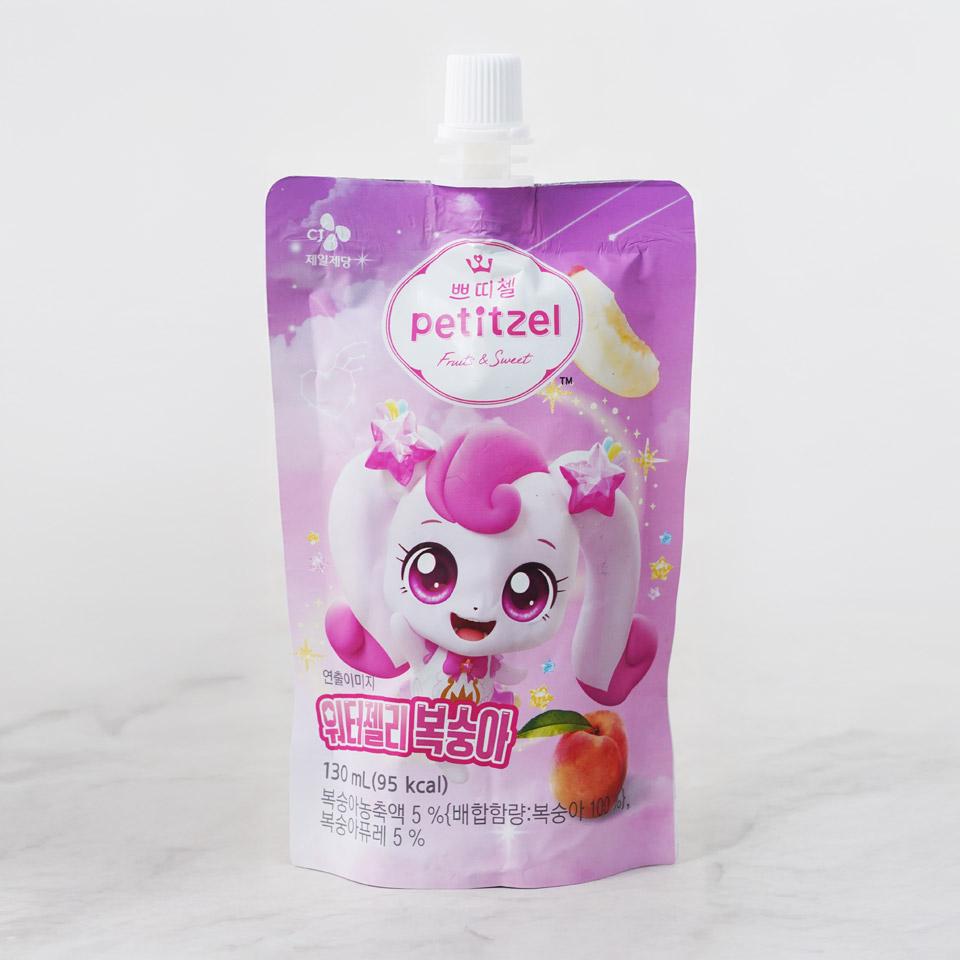 CJ 쁘띠첼 워터젤리 복숭아 티니핑