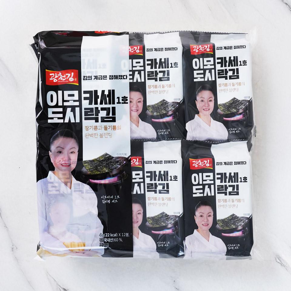 광천김 이모카세 도시락김