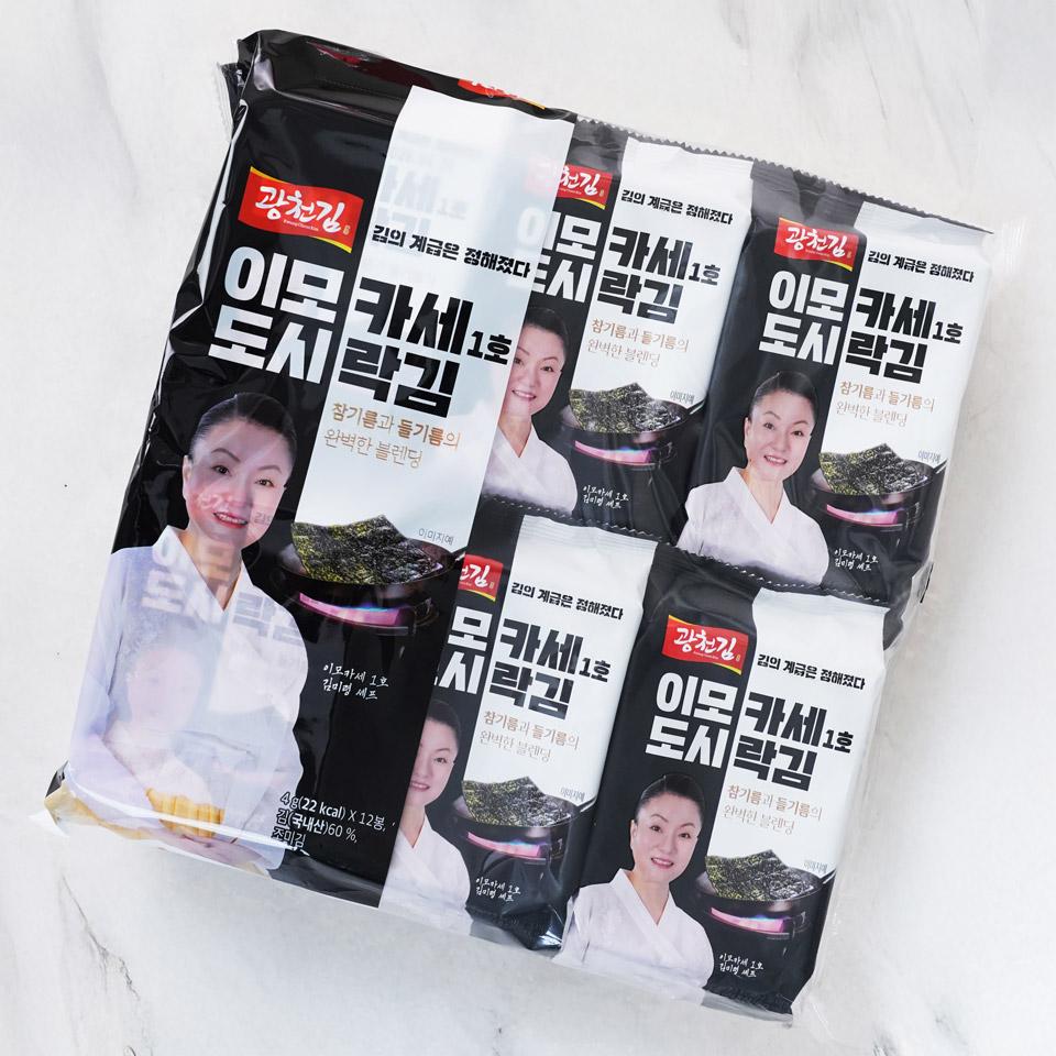 광천김 이모카세 도시락김