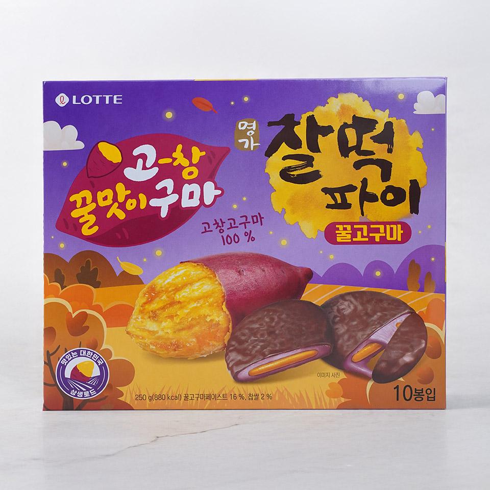 롯데웰푸드 찰떡파이 고창꿀고구마