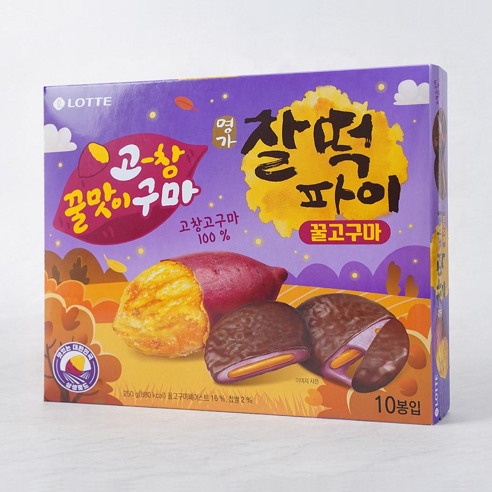 롯데웰푸드 찰떡파이 고창꿀고구마
