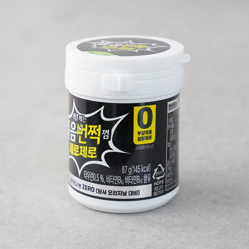 롯데웰푸드 졸음번쩍껌 제로제로 껌 - 메가마트몰